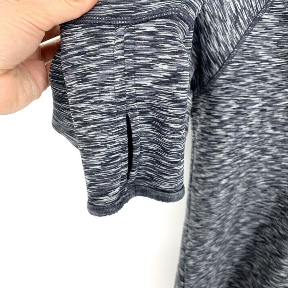 Athleta Tranquility Pullover Space Dye Gray Xs - image 6